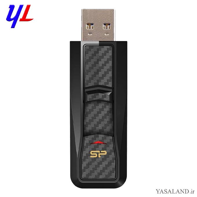 فلش سیلیکون پاور Blaze B50 USB 3.2 ظرفیت 64GB رنگ مشکی